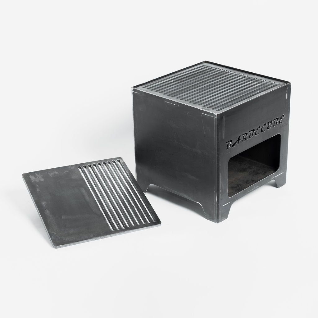 Barbecues jumeaux et support
