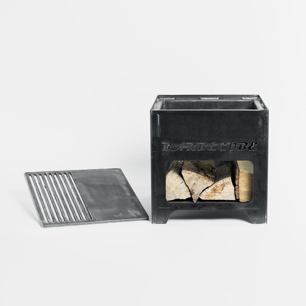 Barbecues jumeaux et support