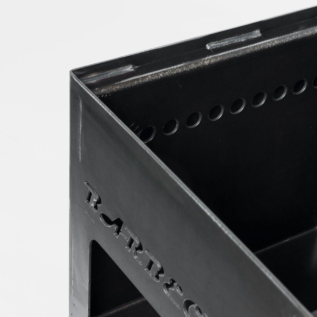 Barbecues jumeaux et support