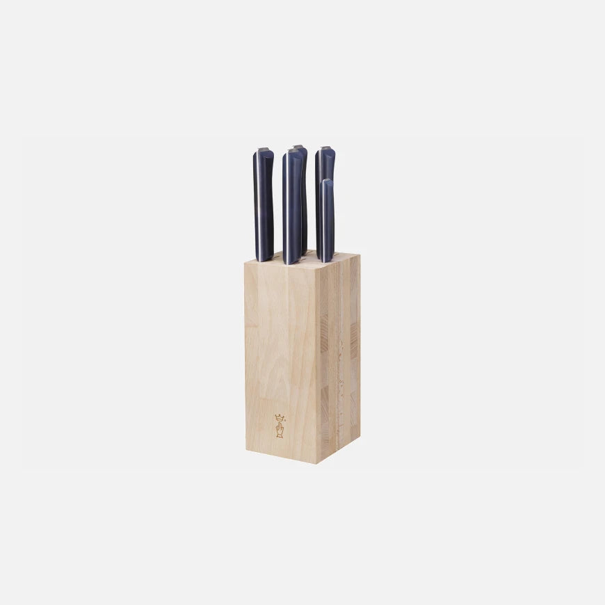 Opinel Intempora Knife Block 5 piece Knife Set