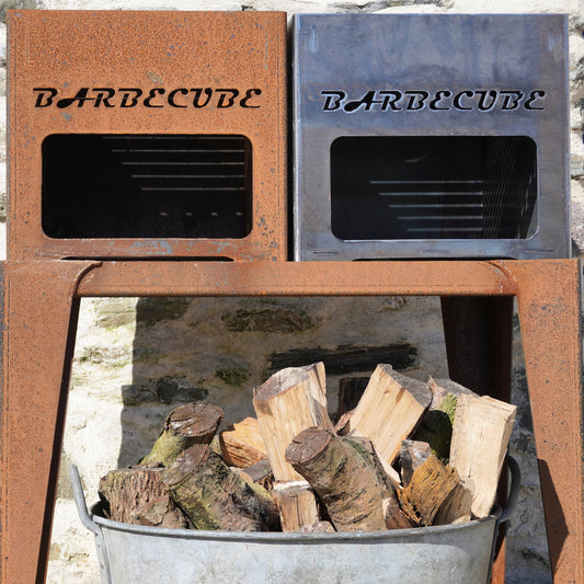 Twin Barbecubes & Stand