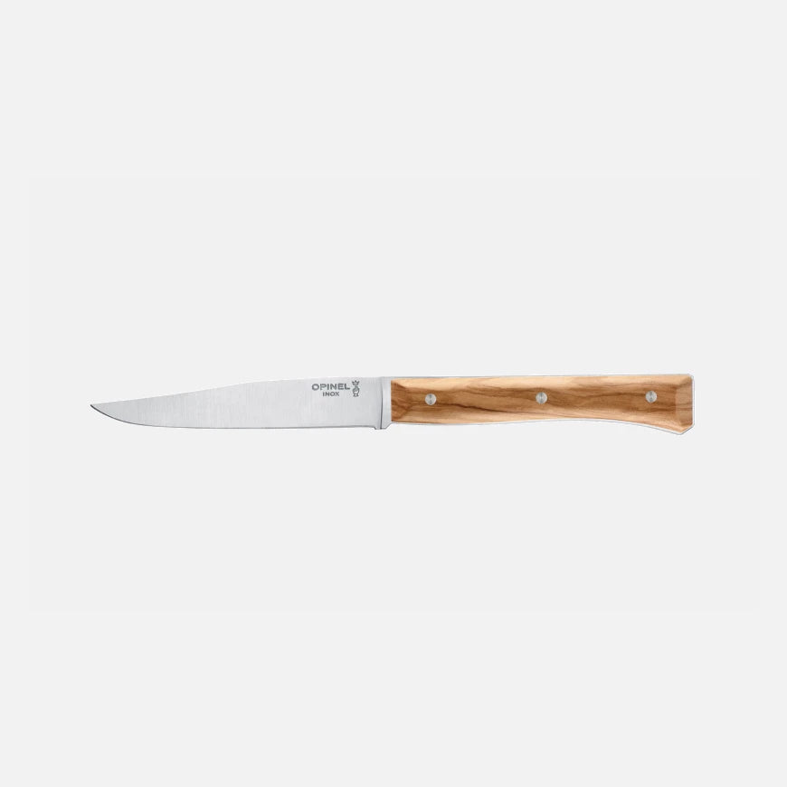 Opinel Set of 4 Facette Olive Wood table knives