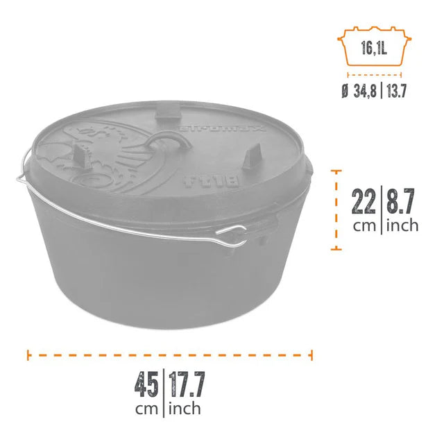 Petromax Cast Iron Dutch Ovens