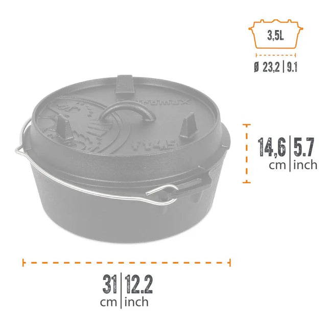 Petromax Cast Iron Dutch Ovens