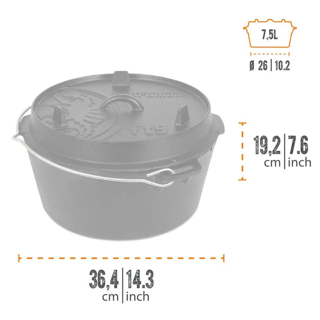 Petromax Cast Iron Dutch Ovens